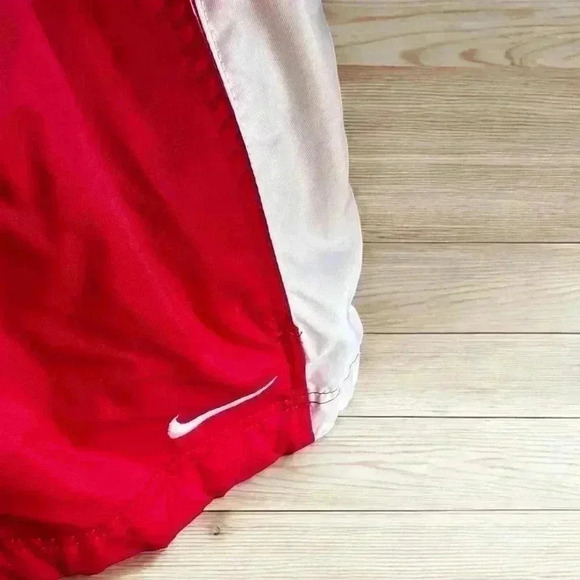 Vtg 90’s Nike Men’s Red Hooded Anorak 1/2 Zip Pullover Windbreaker Jacket Sz XL - Picture 15 of 16